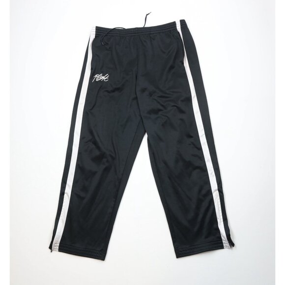 Vintage Nike Flight Mens Size XL Travis Scott Mini Swoosh Wide Leg Pants Black